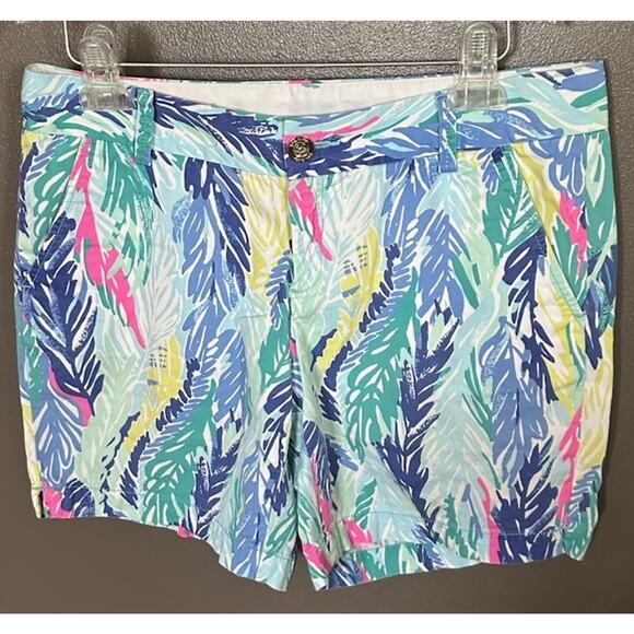 Lilly Pulitzer The Jayne Shorts Size 12 100% Cotton - Picture 1 of 7
